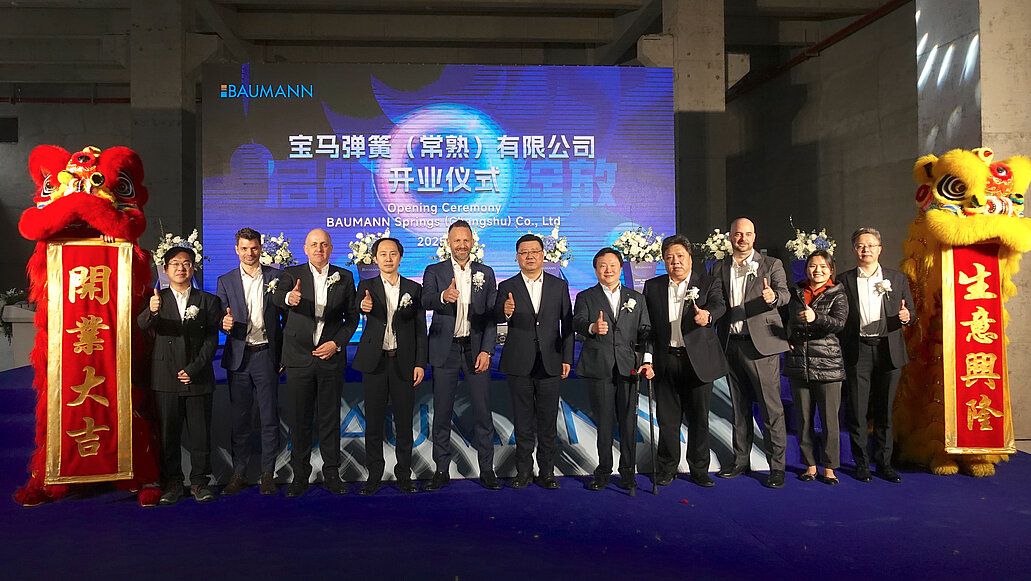 BAUMANN celebrated the opening of new production facility in Changshu, China.