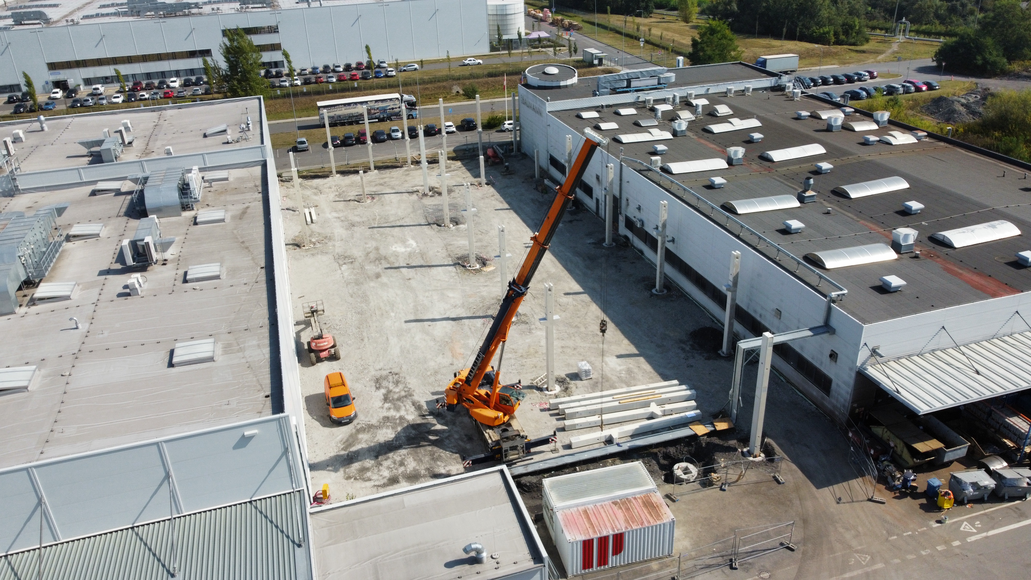 BAUMANN achieves big milestones on the construction of new production hall in Karviná, Czech Republic